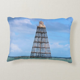 Almofada Decorativa Farol-Chave de Areia, Travesseiro de Destaque da F