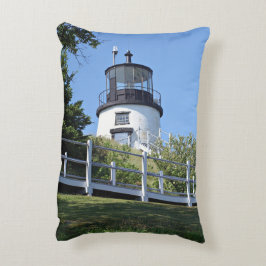 Almofada Decorativa Farol de Cabeça de Coruja, Travesseiro de Ênfase M