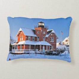 Almofada Decorativa Farol Girt mar, New-jersey