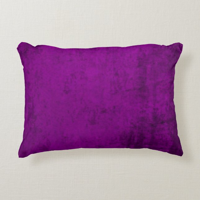 Almofada Decorativa Faux Burst of Purple Velvet (Frente)