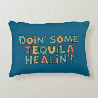 Almofada Decorativa Fazendo uma Cura de Tequila