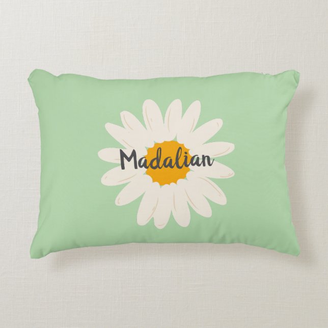 Almofada Decorativa Feijão de girassol fofo personalizado (Frente)