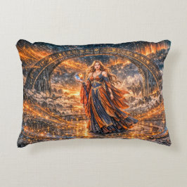 Almofada Decorativa Feiticeira Cósmica – Travesseiro Fantasia