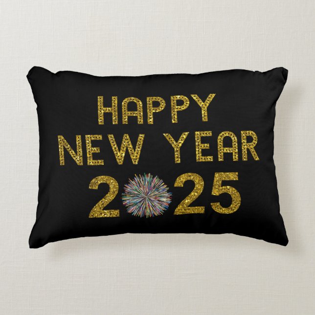 Almofada Decorativa Feliz ano novo 2025 (Frente)