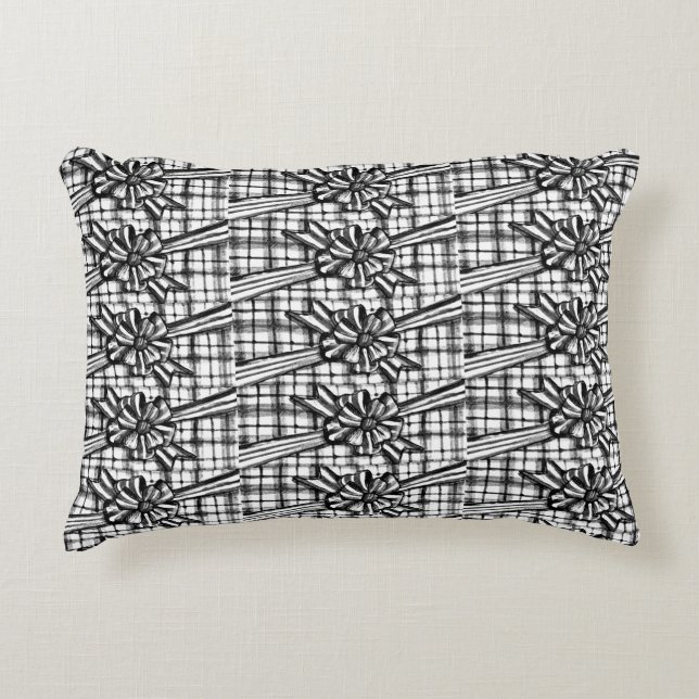 ALMOFADA DECORATIVA ***FELIZ FERIADO*** TRAVESSEIRO PRETO (Frente)