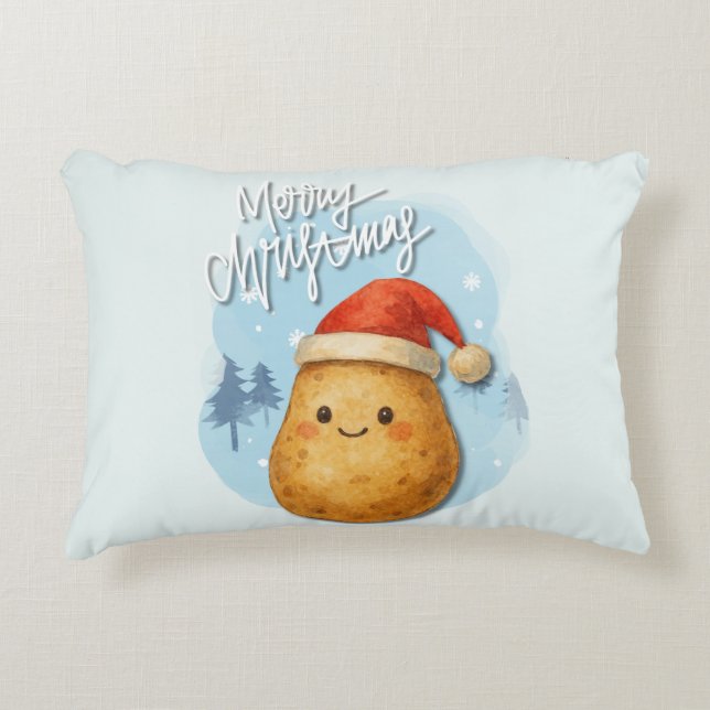 Almofada Decorativa Feliz Natal Batata (Frente)