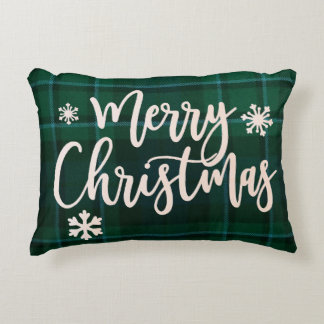 Almofada Decorativa Feliz Travesseiro de Destaque de Natal