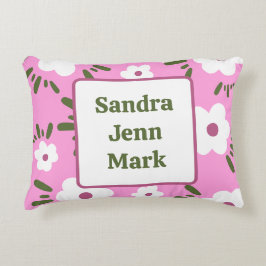 Almofada Decorativa Felizes Flores