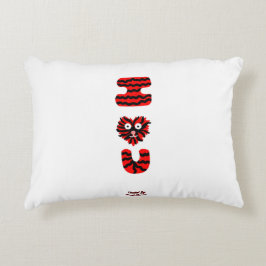 Almofada Decorativa Felpudo U Travesseiro de Ênfase