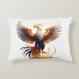 Almofada Decorativa Fênix Rise Hoodie 🔥 Pássaro de Fogo Mítico Sweats