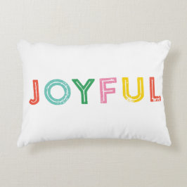 Almofada Decorativa Feriado brilhante, feliz e alegre