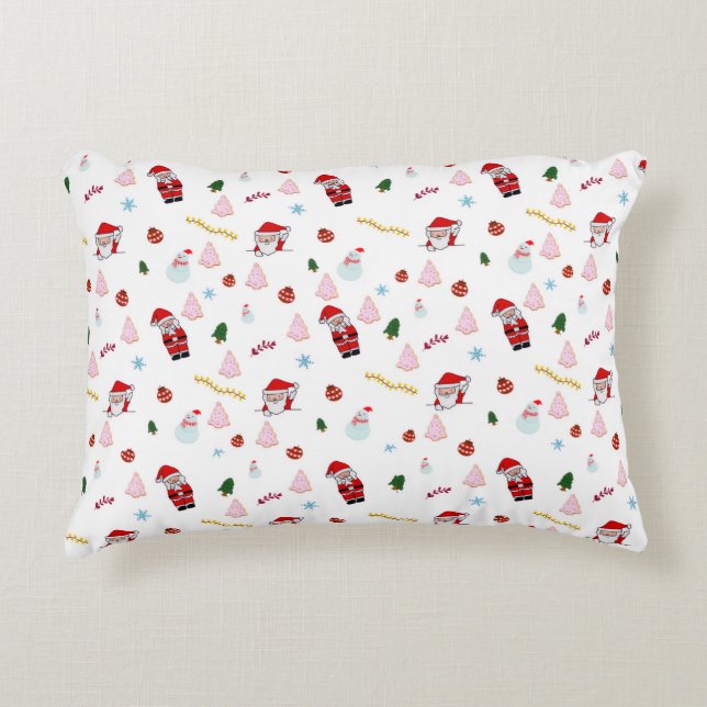 Almofada Decorativa Festive Christmas Accent Pillow (Frente)
