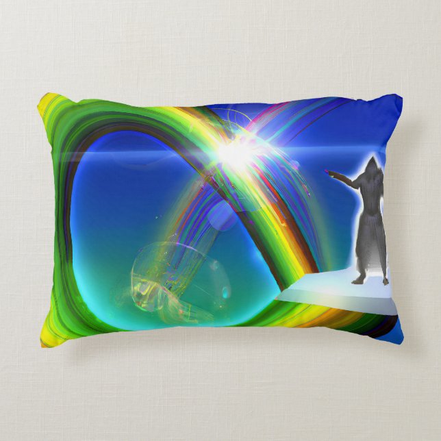 Almofada Decorativa Figura Misteriosa no Stargate Inter-Dimensional (Frente)