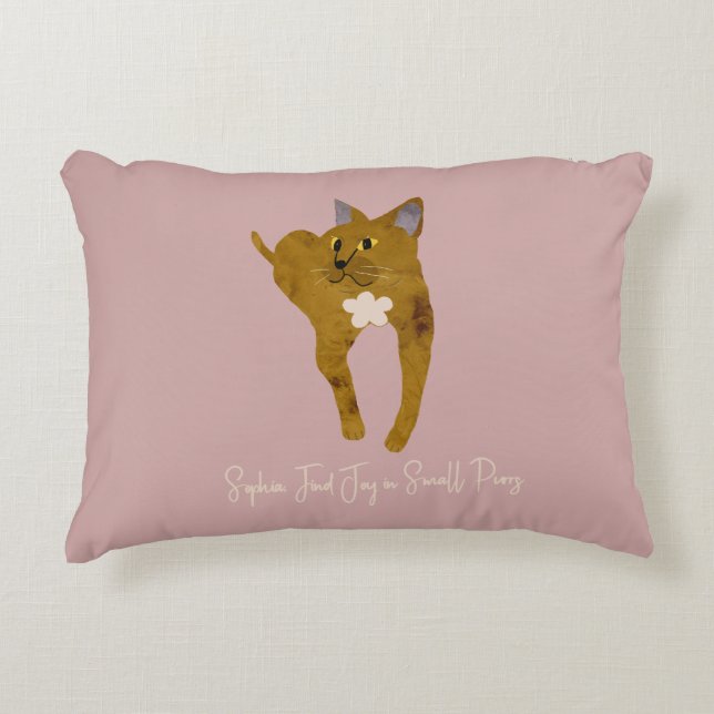 Almofada Decorativa Fiona the Cat Accent Pillow (Frente)
