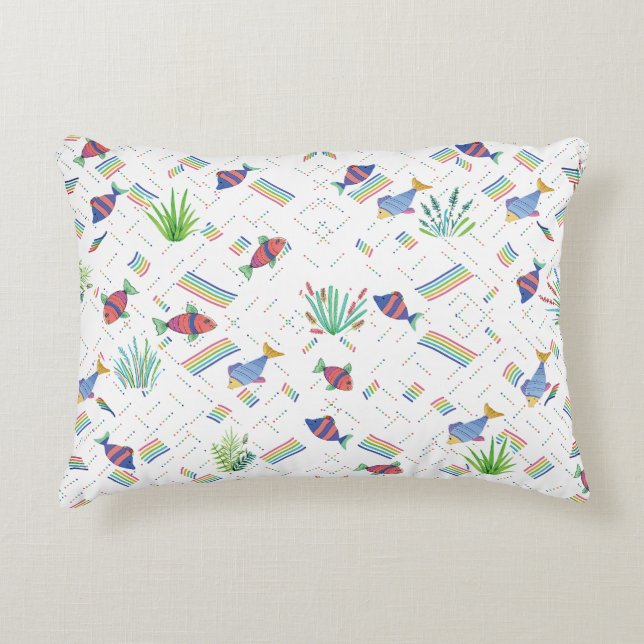 Almofada Decorativa Fishes and Plants in Pond (Frente)