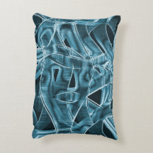 Fitas curvas, néon azul com alivio e sobreposição