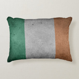 Almofada Decorativa Flag of Ireland Grunge Style