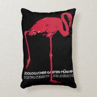 Flamingo Rosa Antigo no Zoológico de Munique na Al