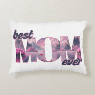 Almofada Decorativa Flamingos in einer Traumwelt - best Mom ever