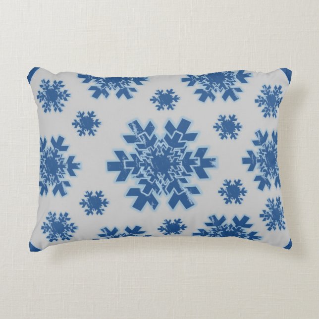Almofada Decorativa Flocos de neve (Frente)