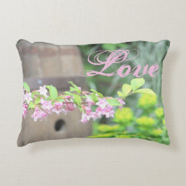 Almofada Decorativa Flor Cor-de-rosa acentuado