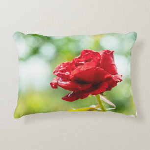 Almofada Decorativa Flor da rosa vermelha