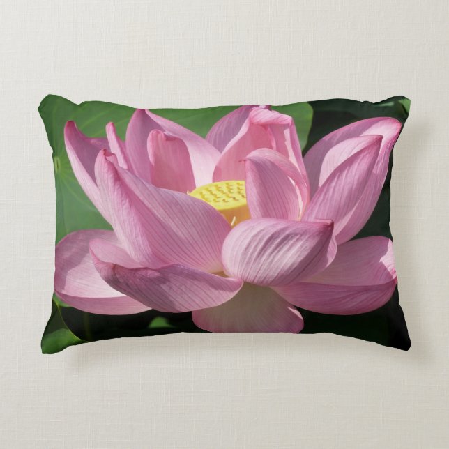 Almofada Decorativa Flor de Lotus Rosa IV (Frente)