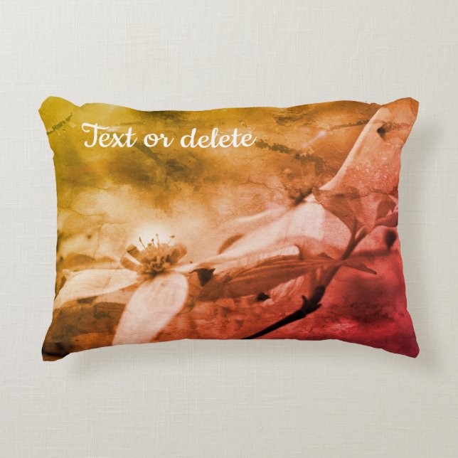 Almofada Decorativa Flor De Madeira Preta E Branca (Frente)