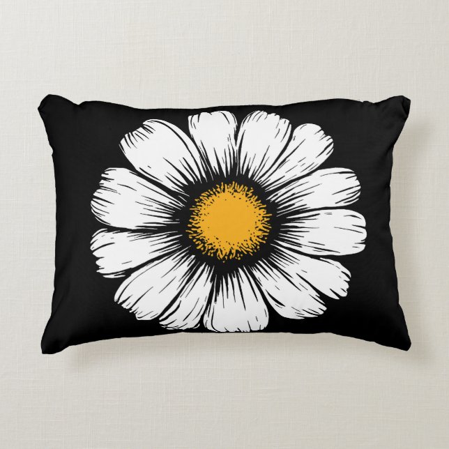 Almofada Decorativa Flor de Margarida (Frente)