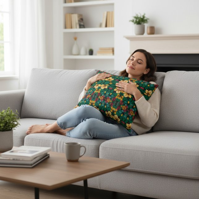 Almofada Decorativa Floral (Criador carregado)