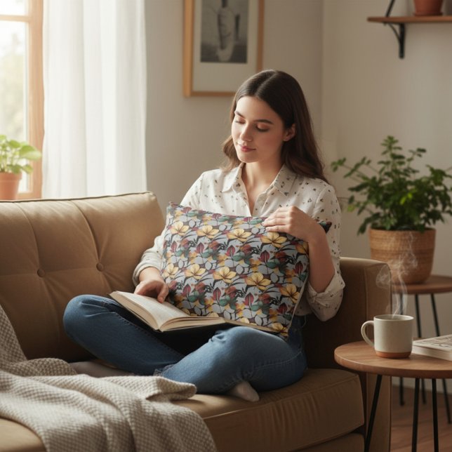 Almofada Decorativa Floral (Criador carregado)