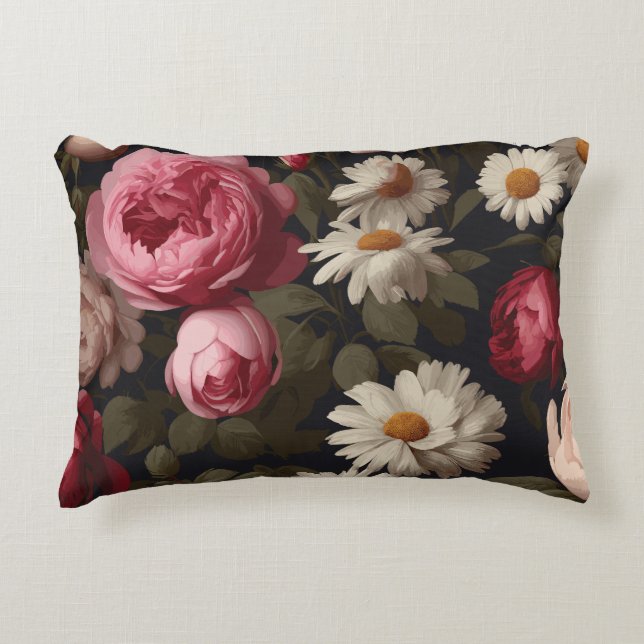 Almofada Decorativa Floral Vintage (Frente)