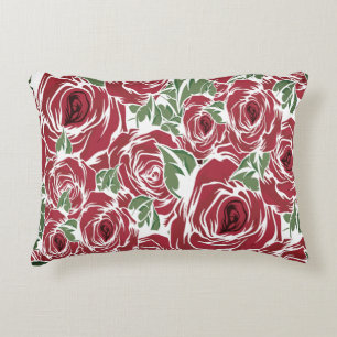 Almofada Decorativa Florença verde-vintage verde-rosa