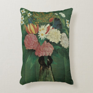 Almofada Decorativa Flores com Hera de Henri Rousseau, Floral Vintage