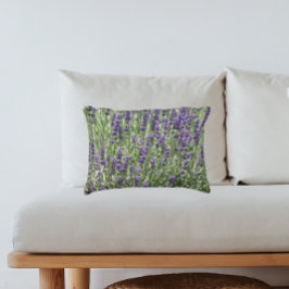 Almofada Decorativa Flores de Lavanda roxas Florais