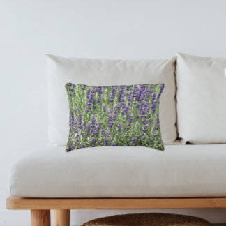 Almofada Decorativa Flores de Lavanda roxas Florais
