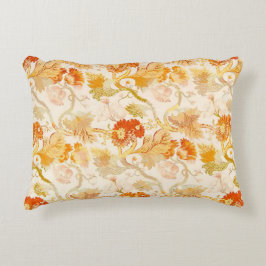 Almofada Decorativa Flores de queda do Ouro botânico