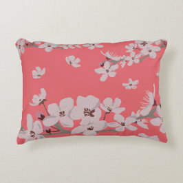 Almofada Decorativa Flores Flutuantes De Cereja