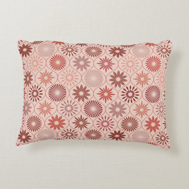 Almofada Decorativa Flores Ogee Boho (Verso)