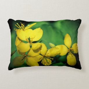 Almofada Decorativa Flores Selvagens bonito de Gerânio Amarelo