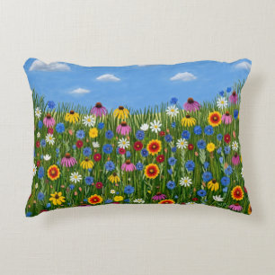 Almofada Decorativa Flores silvestres com Margaridas