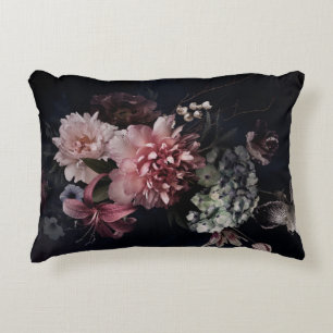 Almofada Decorativa Flores venenosas. Peônias, tulipas, lírio, hidrang