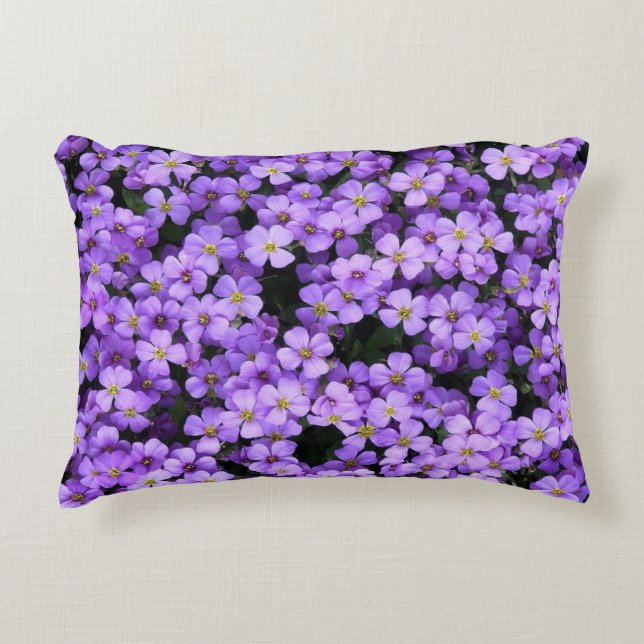 Almofada Decorativa Flores Violetas (Frente)