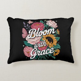 Almofada Decorativa Florescer Com Graça