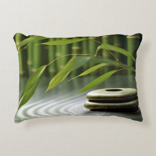 Almofada Decorativa Floresta Bambosa Tranquilo Natureza Pacífica