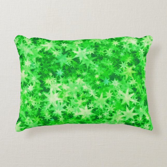 Almofada Decorativa Floresta de Natal brilhando (Frente)