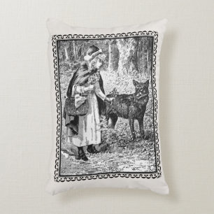 Almofada Decorativa Florestas De Cabelo Vermelho Vintage