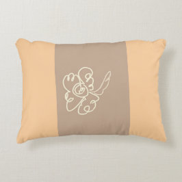 Almofada Decorativa flower paint pillow