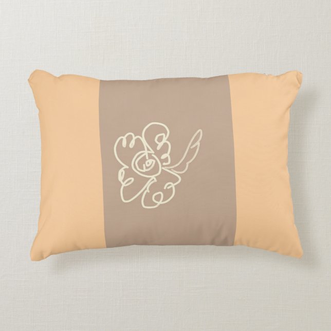 Almofada Decorativa flower paint pillow (Frente)