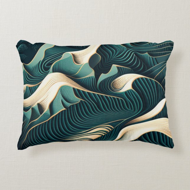 Almofada Decorativa Flowing Harmony (Frente)